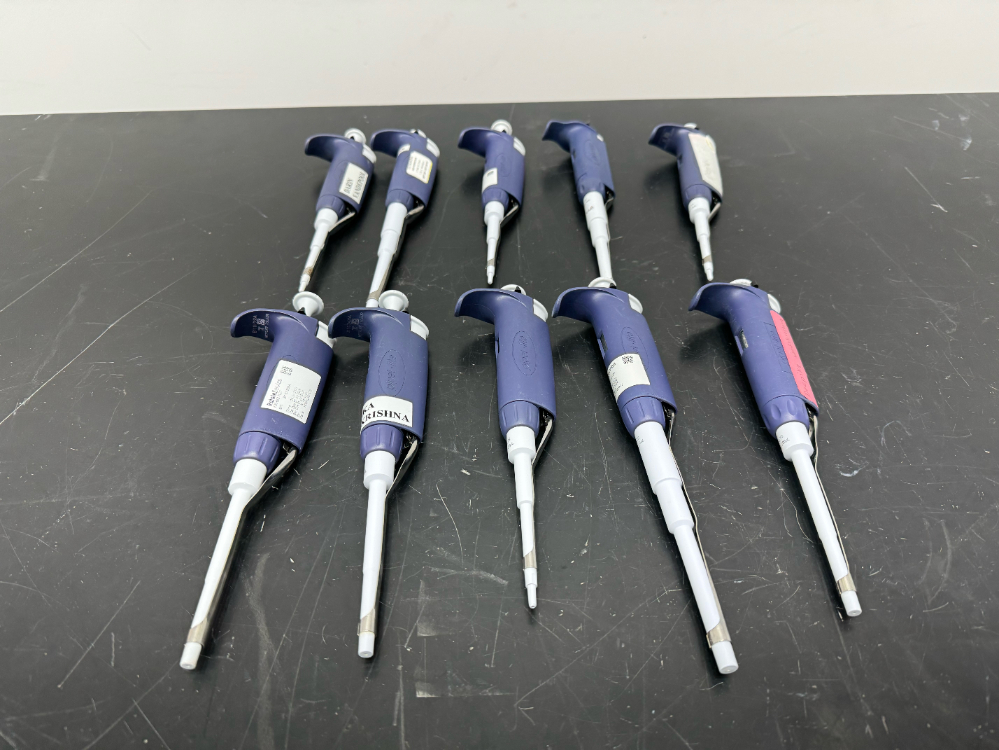 Image of Rainin Pipet-Lite Single Channel Pipettes - Quantity 10
